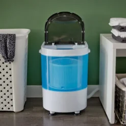 Nexxt Tvättmaskiner-Mini Tvättmaskin med centrifug och överladdare - 3 kg