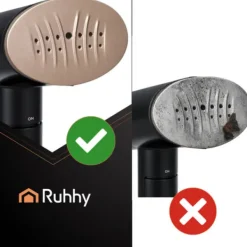 Northio Ångtvättar-Ångkokare för klädsel 2000W, pekskärm, 3 ångnivåer