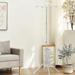 Tvättillbehör-Ångkokarstativ - Fällbart teleskopiskt klädångarstativ, Hängare för ångande kläder, Ångställ för kläder