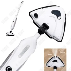 TECH DISCOUNT Ångtvättar-Ångmopp - TD® - Bärbar - Dubbel tank - 1500W - Hemstädning