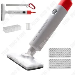 TECH DISCOUNT Ångtvättar-Ångmopp - TD® - Elektrisk rengörare - Sterilisering - Hög temperatur - 301-500 ml