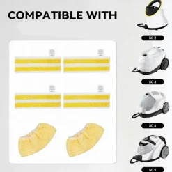 DAO Städmoppar-Ångmoppdynor för Kärcher EasyFix SC2 SC3 SC4 Ångrengörare [DB]