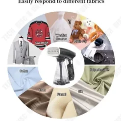 TECH DISCOUNT Strykjärn-Ångstrykjärn - TD® - Mini Bärbar - 1500W - - 1,8 m Sladd