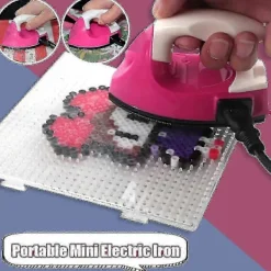 FMYSJ Strykjärn-Ångstrykjärn Portabel Mini Elektrisk Strykjärn Rese Plastpärlor Kläder Sybehör Rea-Bra (FMY)