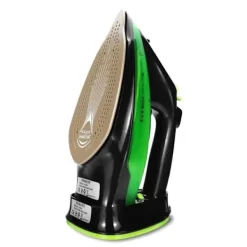 ECLshop Strykjärn-Ångstrykjärn 2400W Trådlös 5 Justerbar Hastighet Droppskydd Kalkskydd EU-kontakt Grön
