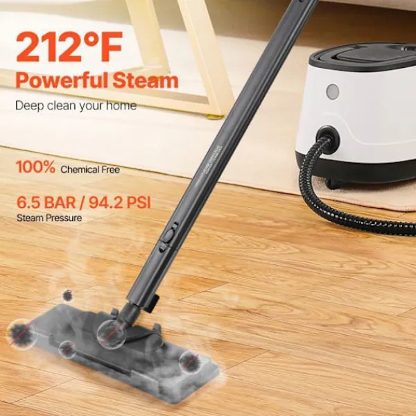 DUOKU Ångtvättar-Ångtvätt - - CB-101A - 2000 W - Tank 1,5 L - Sladd 5 m