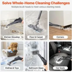 DUOKU Ångtvättar-Ångtvätt - - CB-101A - 2000 W - Tank 1,5 L - Sladd 5 m