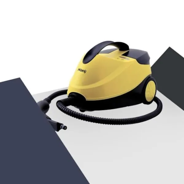 HKOENIG Ångtvättar-Ångtvätt - - NV6200 - Tryck 4 bar - Kapacitet 1,5L - Autonomi 45min gult och svart