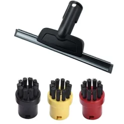 Fönsterrengöring-Ångtvätt Glasfönster Munstycke Rund Borste För Sc1 Sc2 Sc3 Sc4 Sc5