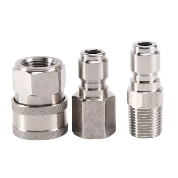 DMstore Högtryckstvättar-NPT 3/8 tum Han- och Honkopplingssats för Trycktvätt, Adapterset och 1 st NPT 3/8 IBY