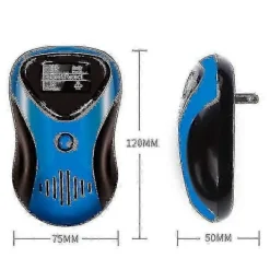 Skadedjur & Insekter-Ny 2024 Kraftfull Fladdermusskrämma (med LCD) - Utomhus/inomhus - Elektronisk Ultraljudsskrämma Plug In L - Elektromagnetiska Vågor Repellen [DB]