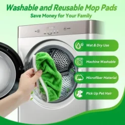 TryggHandla Städmoppar-Nya ersättningsdynor Swiffer mopp återanvändbara Swiffer dammmopp ersättningsdynor, Swiffer golvmoppduk, återanvändbart överdrag