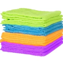 Svampar & Dukar-12-Pack - Mikrofiberduk / Rengöringsduk / Putsduk