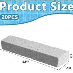 Rengöringsmedel-20-pack - Pimpsten Toalettborste - Toalettrengöring - Rengöring