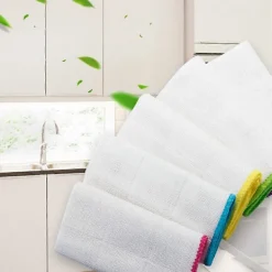 Svampar & Dukar-10-pack Bambu Disktrasor Handdukar Kökstrasor för Rengöring Disktrasor Tvättbara Absorberande Maskintvättbara, Slumpmässiga Färger