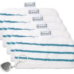 Generic Städmoppar-5-pack Black Decker Mikrofiberdukar för Ångmoppar - Alternativ till FSMP20 FSM1630, FSM1616, FSM1321, FSM1605, FSMH13151SM ETC