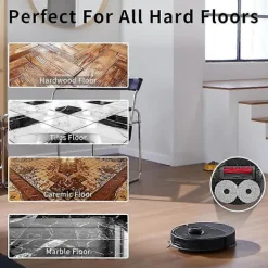 Dammsugare & Tillbehör-12-pack dammpåsar för Roborock QV 35A / QR 798 / QR 598 robotdammsugare - Inkluderar 4 trasor & 8 dammpåsar