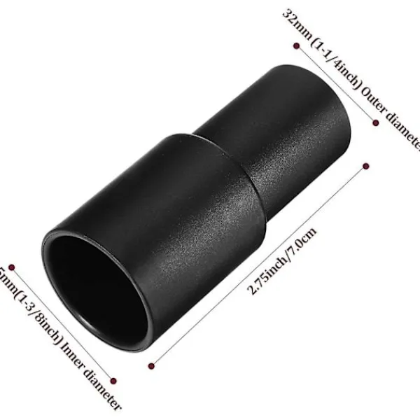 Crowned Dammsugare & Tillbehör-2-pack dammsugaradapter, 1 3/8 tum till 1 1/4 tum universell rengöringslangreduceringsadapter dammsugare