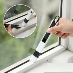 Fönsterrengöring-2-pack dörr- och fönsterfalsrengöringsborstar