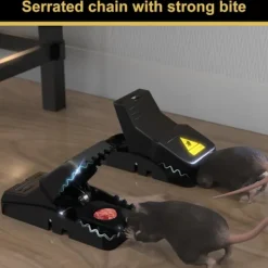 Skadedjur & Insekter-6-pack Effektiva Musfällor, Återanvändbar Musfälla, Känslig Plast Musfälla för Gnagare, Fällklämma för Hem Trädgård Utomhus