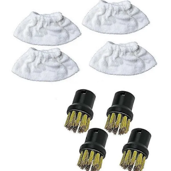 Ångtvättar-10-pack Ersättningsdynor för H2o H20 Mop X5 Ångrengörare Ångmoppduk