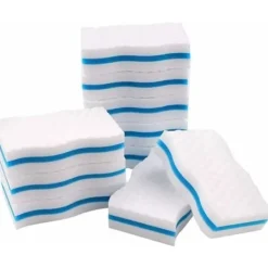 Svampar & Dukar-10-pack extra tjocka magiska melaminsvampar av högsta kvalitet för rengöring av fläckar på uteplatser, i kök, badrum, golv och väggar