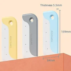 Fönsterrengöring-4-pack Fågelskrapa Fönsterglas Torkare Hushålls Glas Torkare Verktyg Rengöringsverktyg