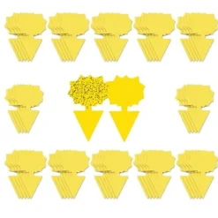 Skadedjur & Insekter-60-pack Flugfångare / Flugfälla / Klisterfälla för insekter Gul_qq