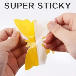 Skadedjur & Insekter-20-pack flugfångare - flugfälla - fjärilsgul