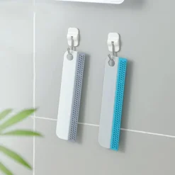 Superp Fönsterrengöring-2-pack fönsterraka, duschskrapa, silikonskrapa för spegel, fönster, glas och kök, badrumsytor, repfri, silikonavtorkningsset