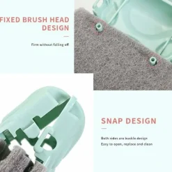 Fönsterrengöring-3-pack fönsterrengöringsborste, magisk fönsterrengöringsborste, spårgap