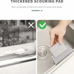 Fönsterrengöring-3-pack fönsterrengöringsborste, magisk fönsterrengöringsborste, spårgap