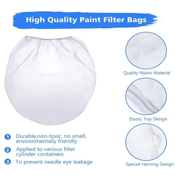 Tvättillbehör-10-pack färgsilpåsar Mesh filterpåsöppning