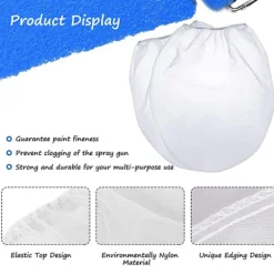 Tvättillbehör-10-pack färgsilpåsar Mesh filterpåsöppning