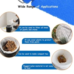 Tvättillbehör-10-pack färgsilpåsar Mesh filterpåsöppning