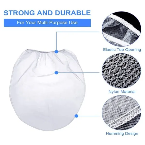 Tvättillbehör-10-pack färgsilpåsar Mesh filterpåsöppning