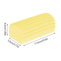 Svampar & Dukar-2-pack Glasdammvippa för Socklar och Persienner - Praktisk Rengöringssvamp