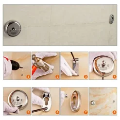 Tvättillbehör-2-pack hållbar 304 rostfritt stål infällbar klädstreck med