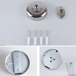 Tvättillbehör-2-pack hållbart 304 rostfritt stål infällbar klädstreck med