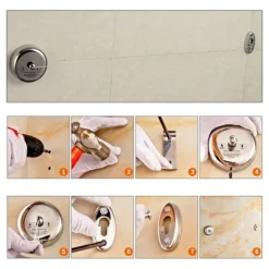 Tvättillbehör-2-pack hållbart 304 rostfritt stål infällbar klädstreck med