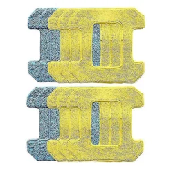 Fönsterrengöring-10-pack Hobot 298 Fönsterputsningsrobot Tillbehör Trasor Mikrofibermaterial Våta Moppdynor
