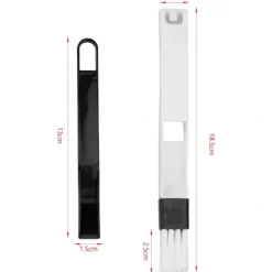 Fönsterrengöring-5-pack 2-i-1 fönsterspår rengöringsborste, fönsterkarmrengöring