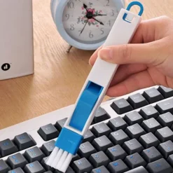 Fönsterrengöring-*2-pack 2-i-1 rengöringsborste för fönsterluckor, små ventilationsluckor,*