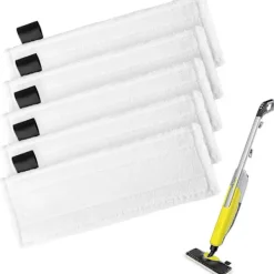 unbranded Städmoppar-5-pack Karcher Ångrengöringsdynor, Karcher Ångrengöringstillbehör, Kompatibel med Karcher Easyfix Sc2 Sc3 Sc4 Sc5-serien Karcher Ångrengörare Cl