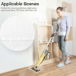 unbranded Städmoppar-5-pack Karcher Ångrengöringsdynor, Karcher Ångrengöringstillbehör, Kompatibel med Karcher Easyfix Sc2 Sc3 Sc4 Sc5-serien Karcher Ångrengörare Cl