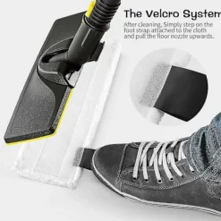 Städmaskiner-5-pack Karcher Ångrengöringsdynor, Karcher Ångrengöringstillbehör, Kompatibel med Karcher Easyfix Sc2 Sc3 Sc4 Sc5-serien Karcher Ångrengörare Cl