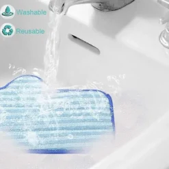 DAO Svampar & Dukar-6-pack kompatibla med Dupray Neat Steam Cleaner Mikrofiber Pads [DB]