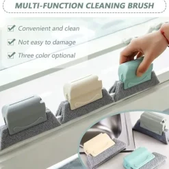 Fönsterrengöring-3-pack Kreativa Fönsterputsborstar för Alla Vrår och Sprickor