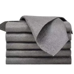 Svampar & Dukar-10-pack magisk rengöringsduk för rengöring av fönster, glas, mörkgrå[CP]