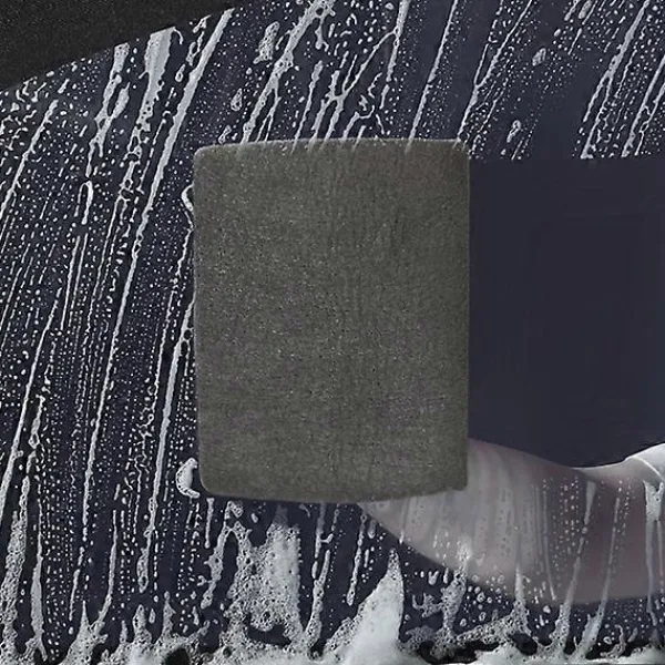 Svampar & Dukar-10-pack magisk rengöringsduk för rengöring av fönster, glas, mörkgrå-FD-